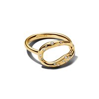 Anello Pandora Donna Organic in Lega metallica Cubic Zirconia 164676C01-52 - 164676C01-52